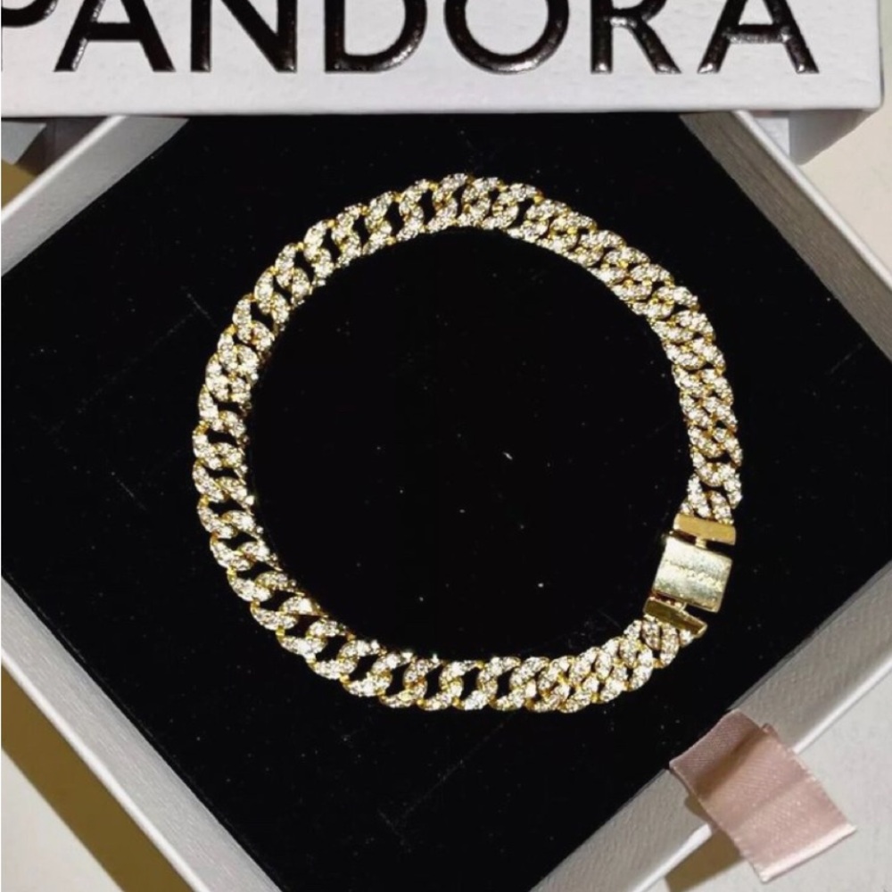 Pandora Gold Cuban Bracelet
